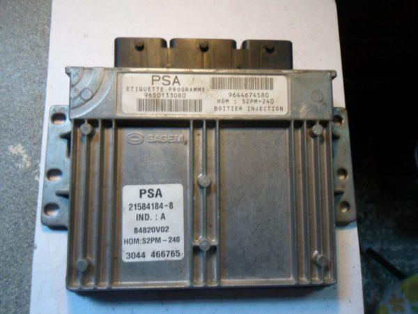 ECU PSA, S2PM-240, 9650133080, 9644674580, 21584184-8