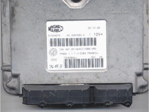 Fiat Panda 1.1, 46817813, IAW 4AF.P2, 18080CR, 51834074, IAW 4AF.SF BC, 0097663, A BC0097663A, IAW 4AF.SF/HW407/20BB-WRO D032,