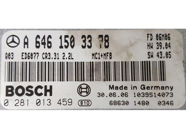 Mercedes Vito 2.2CDI 0281013459 CR3.31 EDC16C2 W639 1037379869