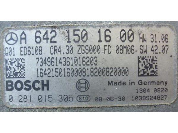 Mercedes Sprinter 3.0CDI 0281015305 CR4.30 EDC16CP31 1037393839 1037376616