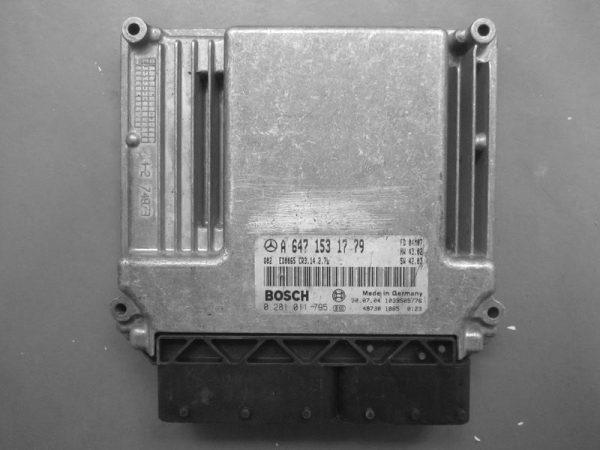 Mercedes Vito 2.7CDI A6471531779 0281011795 EDC16C2 1037369830