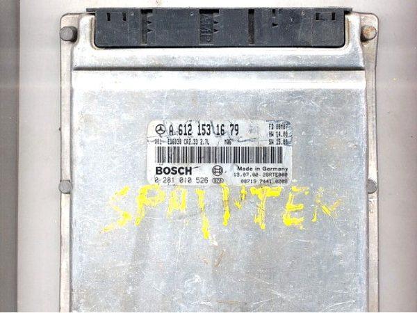 Mercedes Sprinter 2.7CDI 0281010526 CR2.33 EDC15C6 1037351401