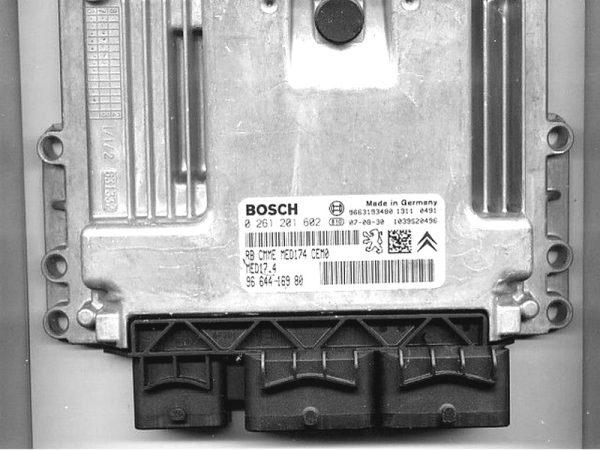 Peugeot 207 1.6 9664416980 0261201602 MED17.4 1037386619 1037387952 1037376689