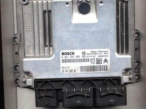 Peugeot 207 1.6 0261S04008 MEV17.4 1037389043 1037390254 1037387204
