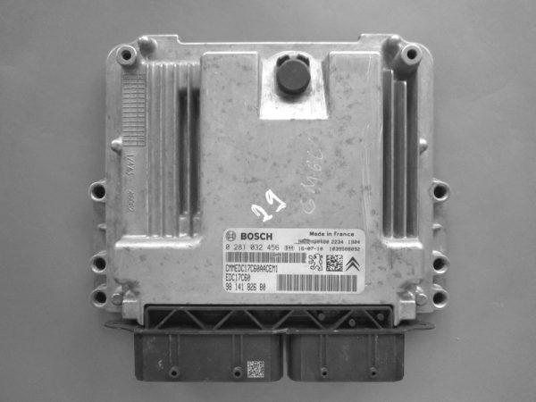 Peugeot 208 1.6HDI 9814182680 0281032456 EDC17C60 1037540764 10SW016158