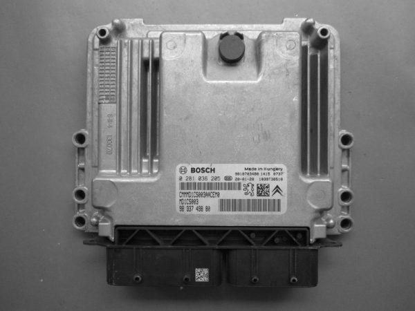 Peugeot 208 1.5 9833749880 0281036205 MD1CS003 10SW046454 10SW062552