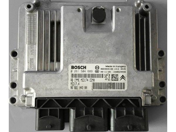 Peugeot 308 1.6 9666104380 0261S04689 MED17.4 1037396885
