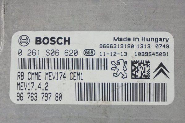 Peugeot 207 1.4 9676379780 0261S06620 MEV17.4.2 1037512275 1037520996