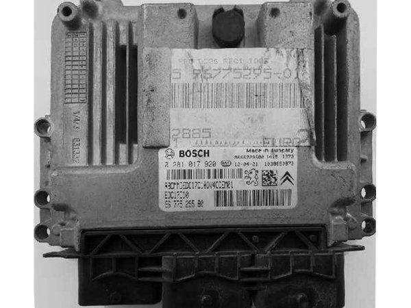 Peugeot 208 1.6HDI 9677529580 0281017920 EDC17C10 1037517838 1037524576