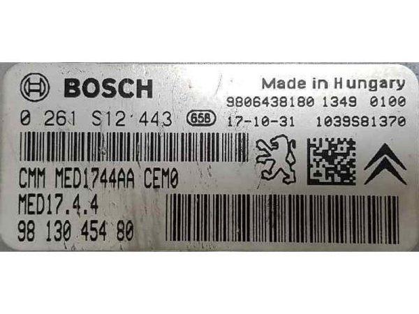 Peugeot 3008 1.6 9813045480 0261S12443 MED17.4.4 1037548718 1037555438