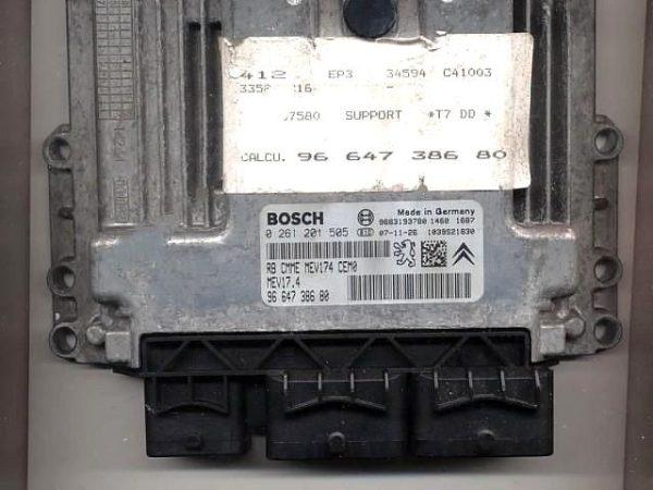 Peugeot 207 1.6 9664738680 0261201505 MEV17.4 1037387920 1037391666