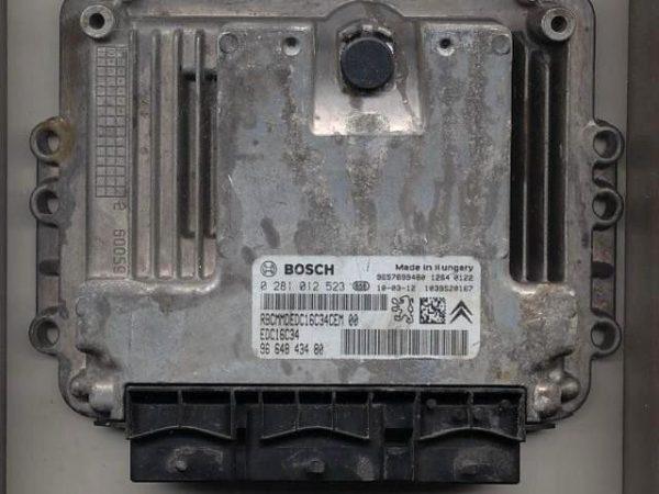 Peugeot 207 1.4HDI 0281012523 EDC16C34 1039398214
