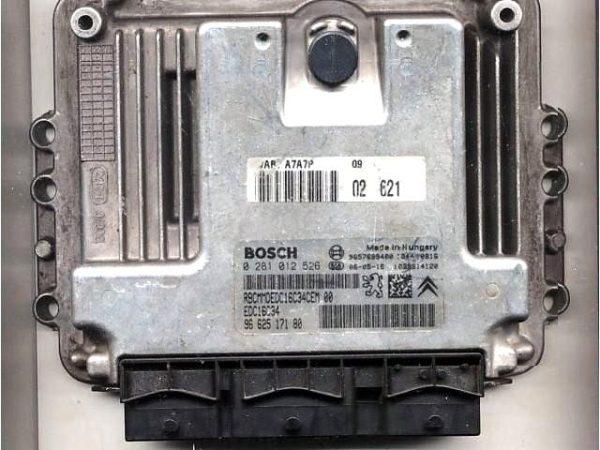 Peugeot 207 1.4HDI 9662517180 0281012526 EDC16C34 1037374472
